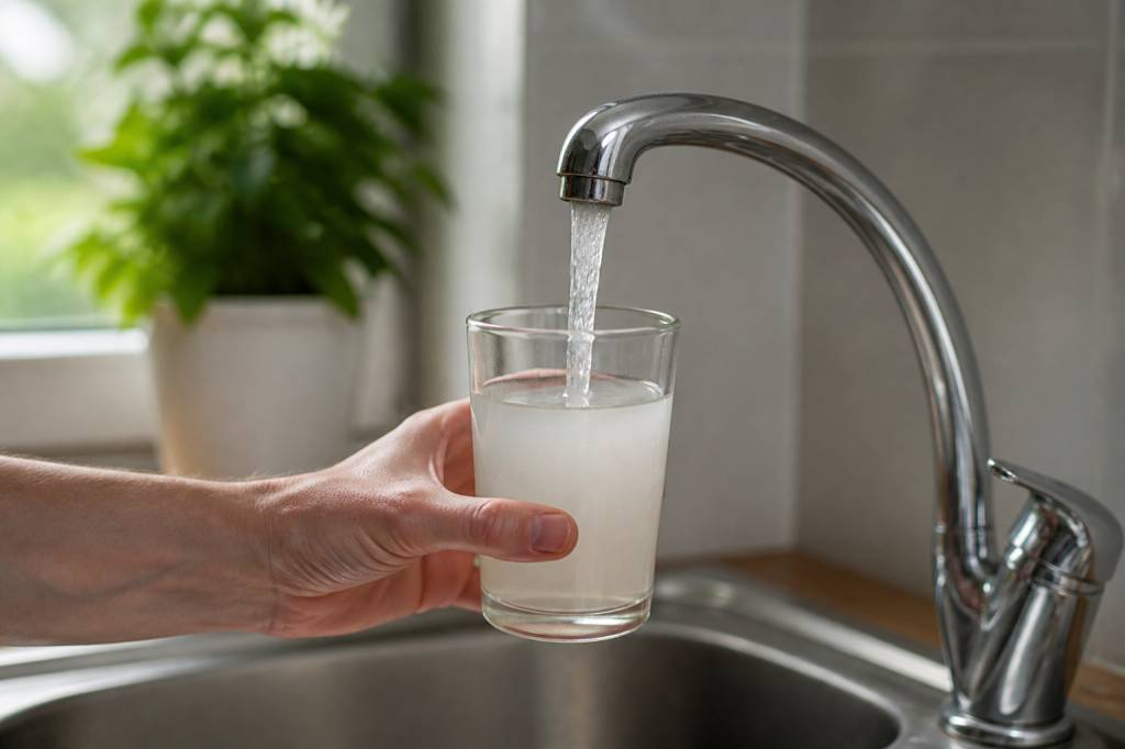 Cloudy water from tap: causes, risks and how to fix it