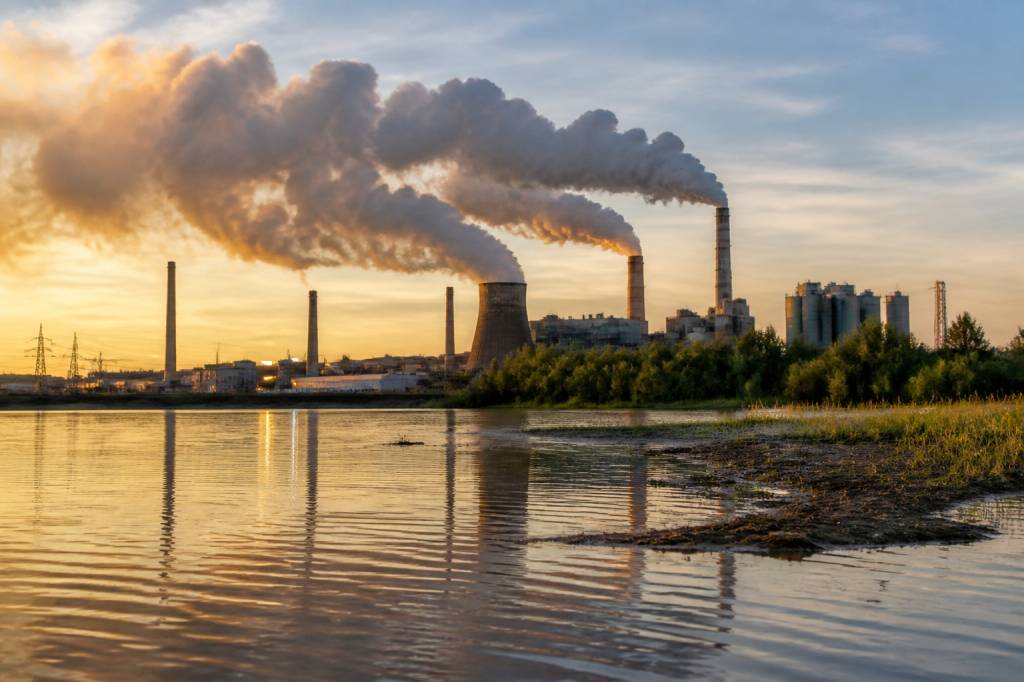 Carbon emissions sources in water pollution and filtration systems