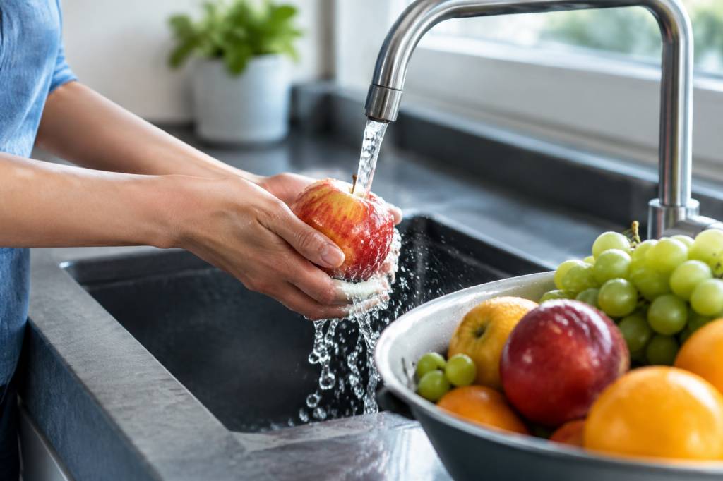 Pesticides on fruit: risks, residues and safer washing methods