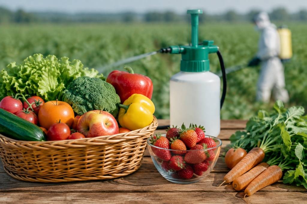 Food with pesticides: how residues affect health and the environment